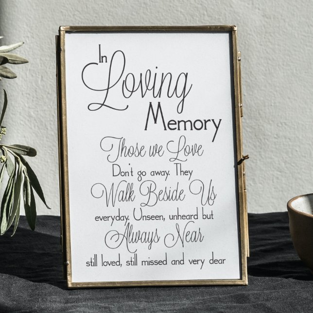 In Loving Memory Wedding Sign (Creator Uploaded)