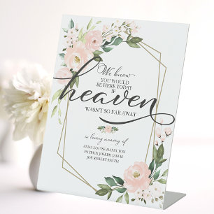 In loving memory wedding signs