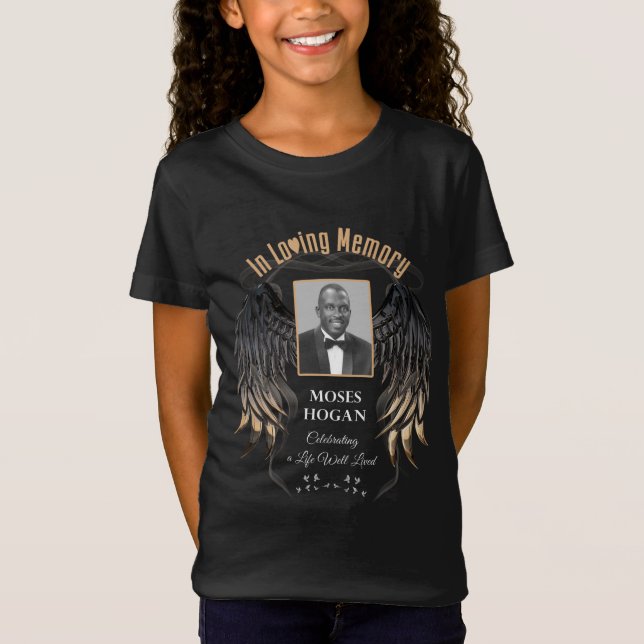In Loving Memory Wings & Doves T-shirt (Front)