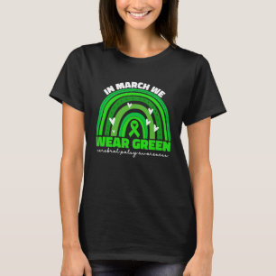 In March We Wear Green Cp Cerebral Palsy Awareness T-Shirt