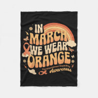 In March We Wear Orange - Developmental Disability