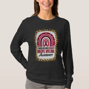 In March Wear Burgundy Multiple Myeloma Awareness T-Shirt