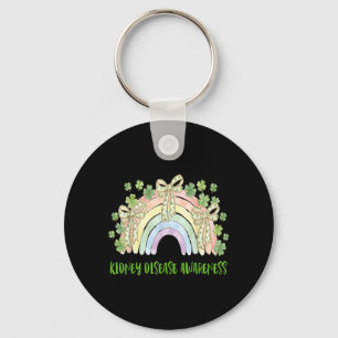 in March Wear Green Kidney Disease Awareness Cute Key Ring
