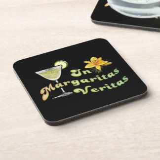 In Margaritas Veritas Coaster