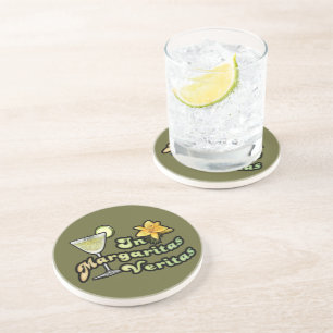 In Margaritas Veritas Coaster