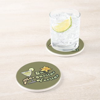 In Margaritas Veritas Coaster