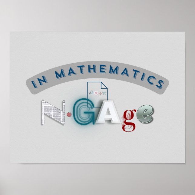 In Mathematics: Let Formulas Ignite Discovery Poster (Front)