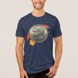 In Max We Trust Tri-Blend T-Shirt Navy Shirt