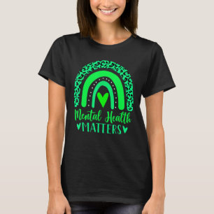 In May We Wear Green For Mental Health Awareness R T-Shirt
