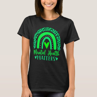 In May We Wear Green For Mental Health Awareness R T-Shirt