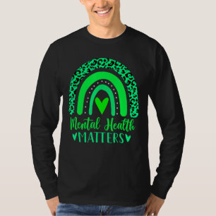 In May We Wear Green For Mental Health Awareness R T-Shirt