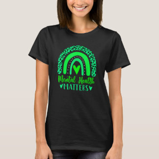 In May We Wear Green For Mental Health Awareness R T-Shirt