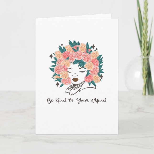 In May We Wear Green Mental Health Awareness Card (Front)