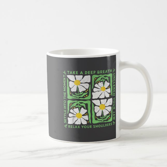 In May We Wear Green Mental Health Awareness  Coffee Mug (Right)