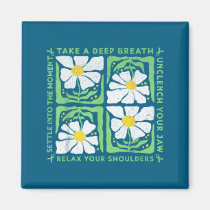 In May We Wear Green Mental Health Awareness Magnet