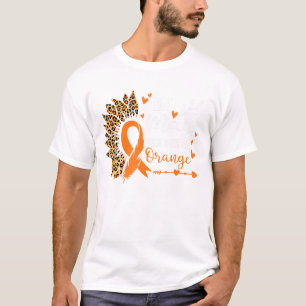 In May We Wear Orange Ribbon Multiple Sclerosis Aw T-Shirt