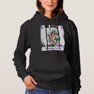 In May We Wear Purple Fibromyalgia Awareness 1 Hoodie