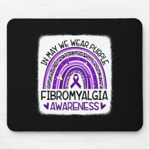 In May We Wear Purple Fibromyalgia Awareness 2 Mouse Mat