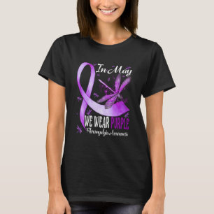 In May We Wear Purple Fibromyalgia Awareness T-Shirt