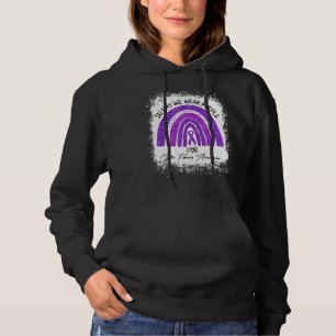In May We Wear Purple For Cystic Fibrosis Awarenes Hoodie