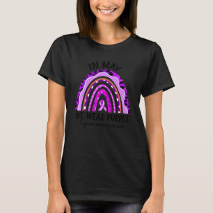 In May We Wear Purple Lupus Awareness Month Rainbo T-Shirt