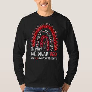 In May We Wear Red For Als Awareness T-Shirt