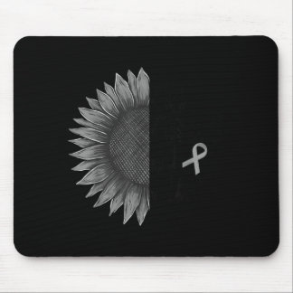 In May Wear Grey Brain Cancer Rainbow Awareness Mouse Mat