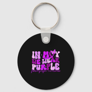 In may wear purple for fibromyalgia butterfly key ring