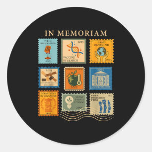 In Memoriam Equal Rights Science Women Rights Femi Classic Round Sticker