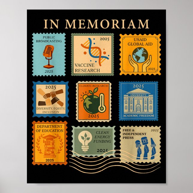 In Memoriam Equal Rights Science Women Rights Femi Poster (Front)