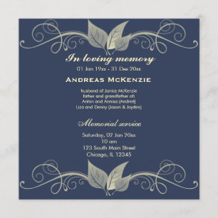 In Memoriam Programme