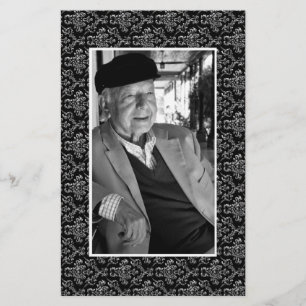 In Memoriam Remembrance Death Notice Photo Flyer