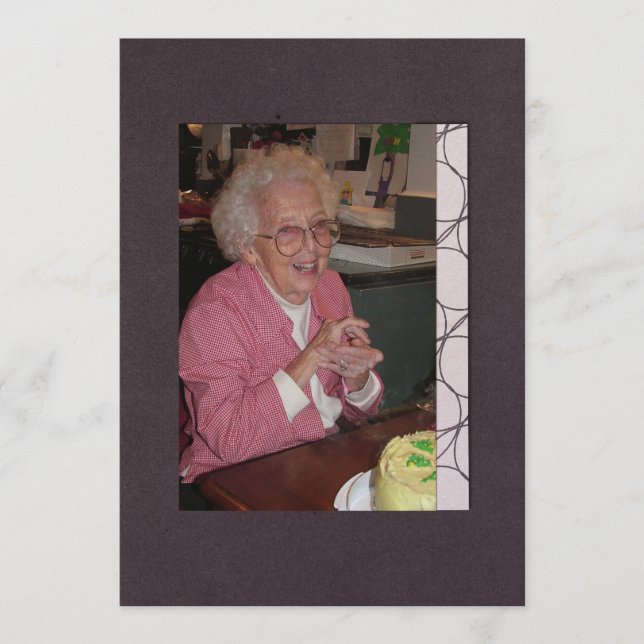 In Memoriam Remembrance Death Notice Photo Programme (Front)