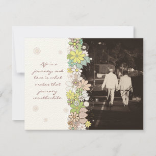 In Memoriam Thank You Husband or Wife Death Invitation