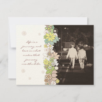 In Memoriam Thank You Husband or Wife Death Invitation