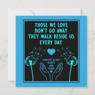 In Memory Bereavement And Loss Photo Print Card