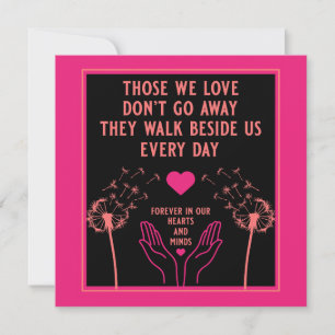 In Memory Bereavement And Loss Photo Print Card