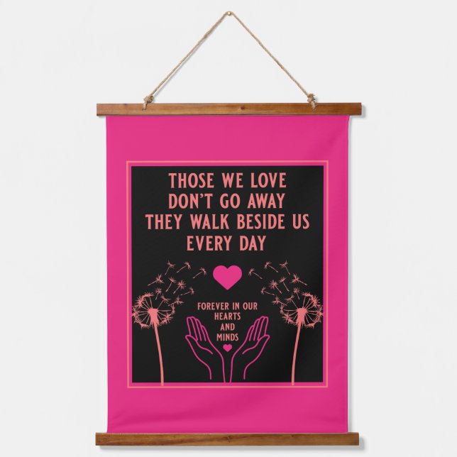 In Memory Bereavement And Loss Photo Print Hanging Tapestry (Front)