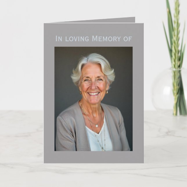 In Memory Card + your text & photo (Front)