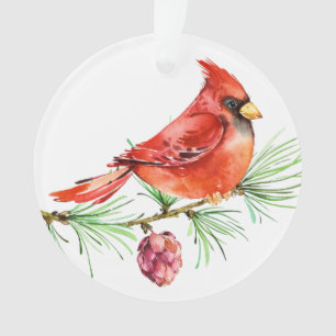 In Memory Cardinal - Red Bird Ornament