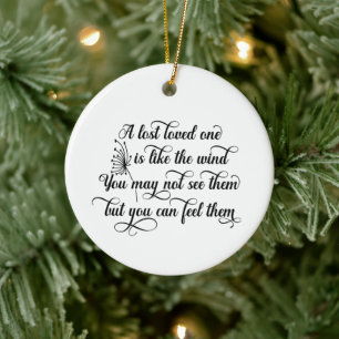 In Memory  Ceramic Tree Decoration