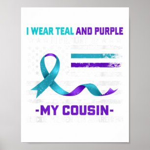 In Memory Cousin Suicide Awareness Prevention Amer Poster