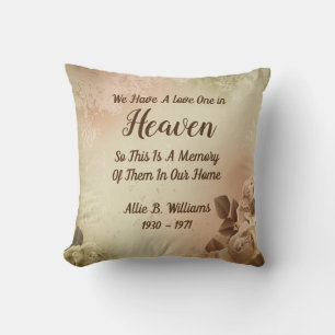 In Memory  Cushion