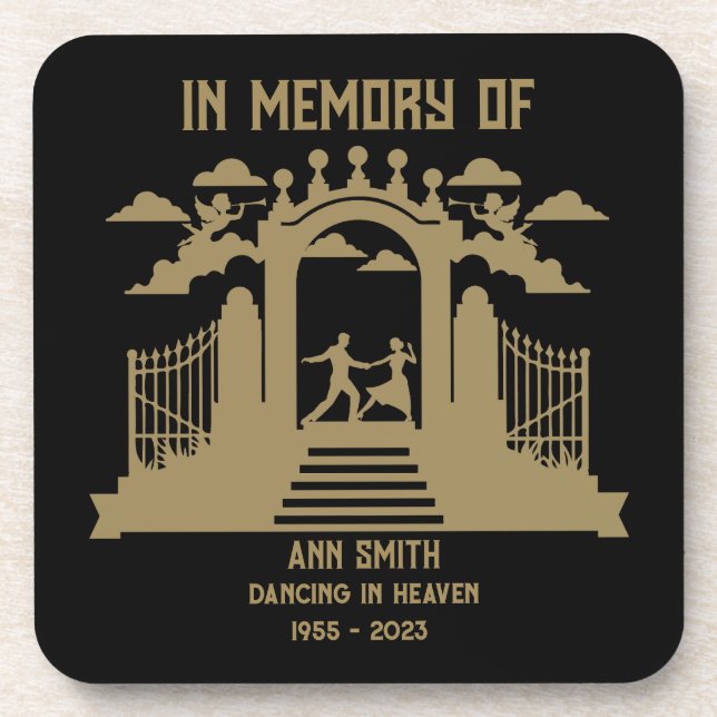 In Memory Dancers Funeral Coaster (Front)
