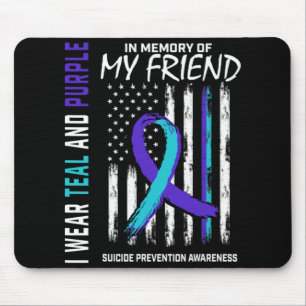 In Memory Friend Suicide Awareness Prevention Amer Mouse Mat