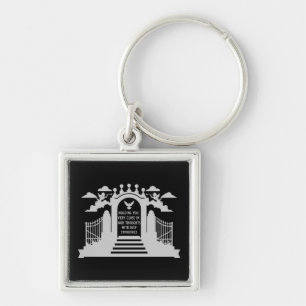 In Memory Funeral Gift Key Ring