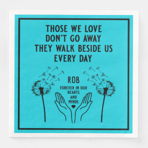 In Memory Funeral Reception Napkin