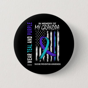 In Memory Grandpa Suicide Awareness Prevention Ame 6 Cm Round Badge