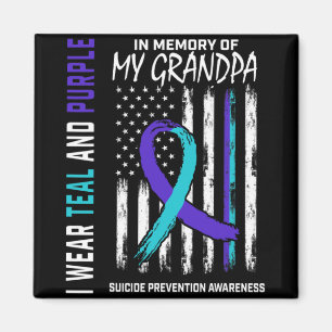 In Memory Grandpa Suicide Awareness Prevention Ame Magnet