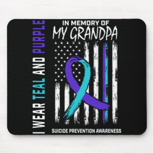 In Memory Grandpa Suicide Awareness Prevention Ame Mouse Mat